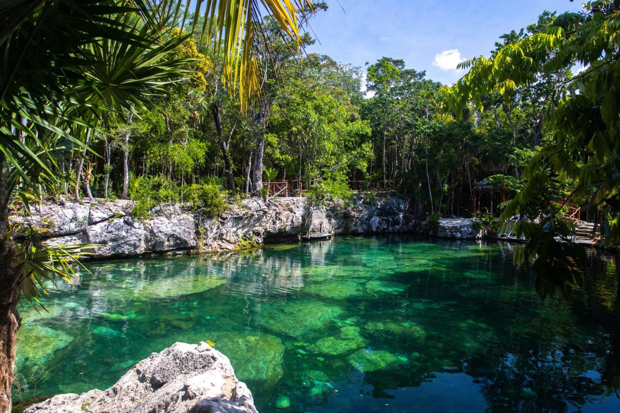 Hotel Casa Tortuga Tulum - Cenotes Park Inclusive Экстерьер фото Cenote in Yucatán