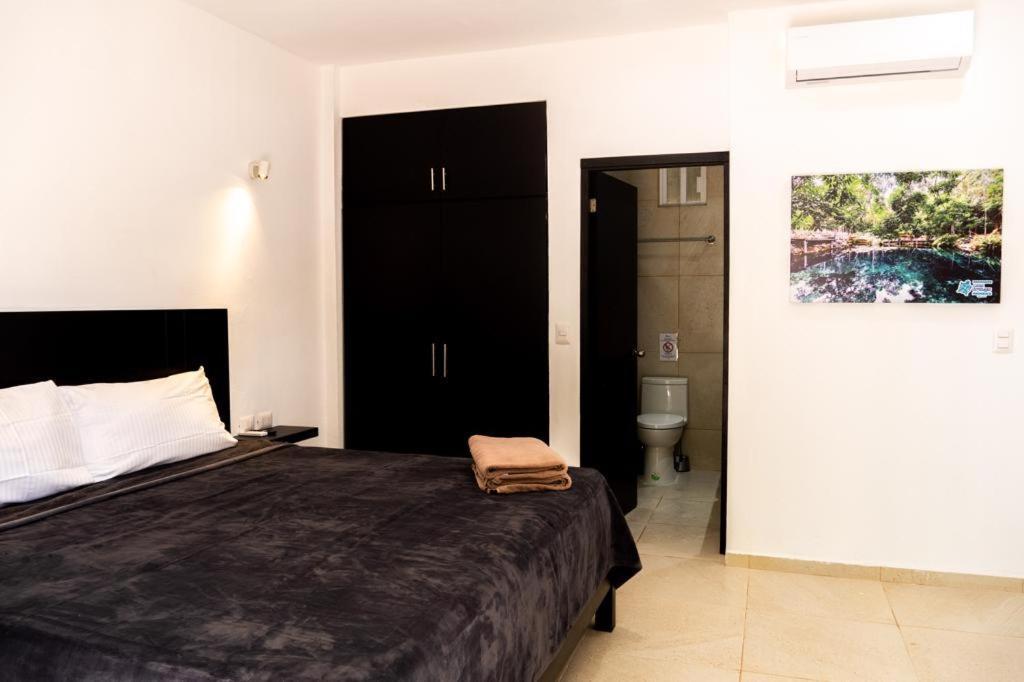 Hotel Casa Tortuga Tulum - Cenotes Park Inclusive Экстерьер фото A bedroom in the hotel